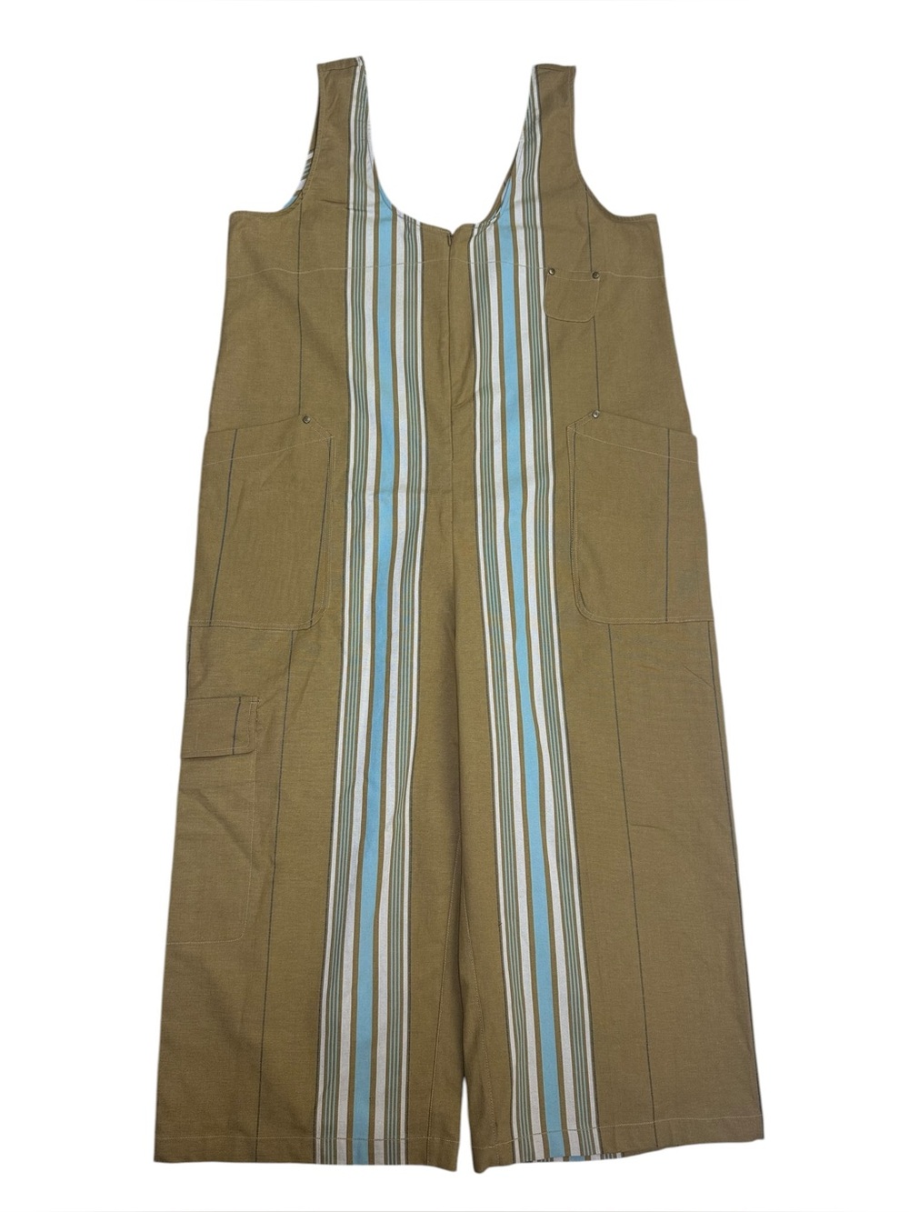 Anthropologie Pilcro Front-Zip Utility Overalls, Size XL - Picture 4 of 10